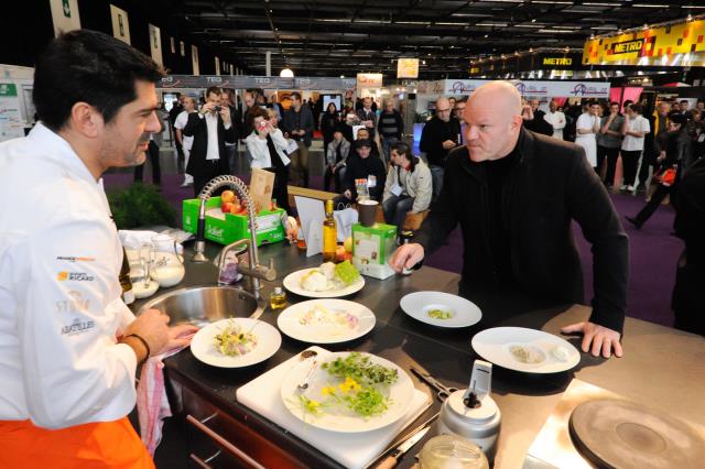 Point fort du salon 9 concours culinaires et 20 démonstrations en live très suivies, y compris par le parrain du salon Philippe Etchebest