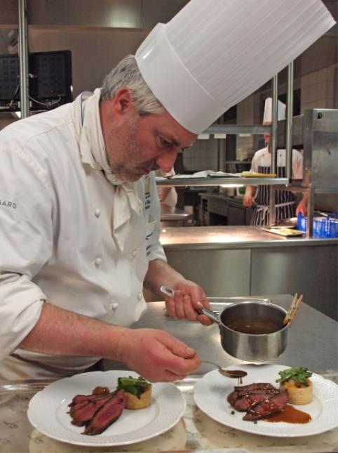 Stéphane Schneider, chef du Romantik Hotels Auberge Saint-Walfrid de Sarreguemines (57)