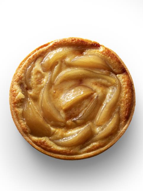 La tarte poire-caramel
