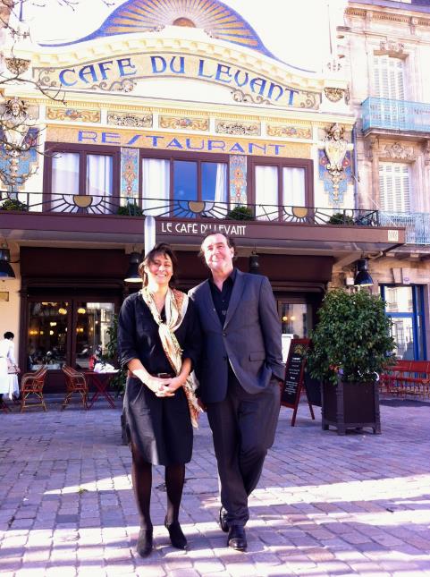 Sophie Wolff et Laurent Pommier, le bon tandem pour relancer le Café du Levant créé en 1923 face à la gare Saint-Jean