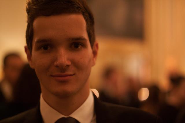 Maxime Bastide, étudiant au Lycée hôtelier d'Occitanie à Toulouse, lauréat 2013 du Trophée David Campbell Junior.