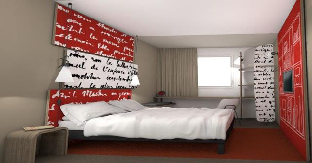 La nouvelle chambre Ibis, avec son Sweet bed by Ibis.