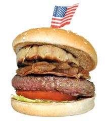 Le Ducky's Burger.
