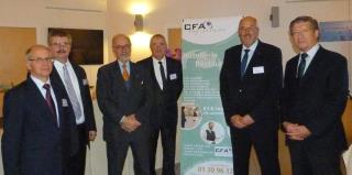 Le 19 novembre, lors du 20e anniversaire du CFA Trajectoire : Jean-Michel Triaud, chef de travaux...