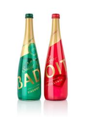 L'eau de Saint-Galmier revêt les couleurs de Noël.