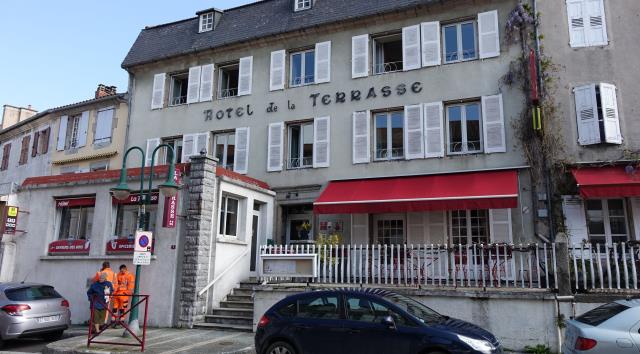 Une façade qui fait partie de l'histoire de Saugues.