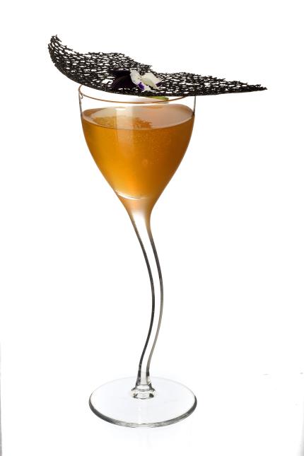 Le cocktail d'Artur : Gold Peace Elixir.