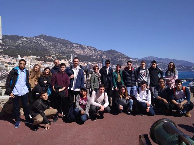 Visite guidée au italiens de la ville de Nice par 2 étudiants de BTS Tourisme