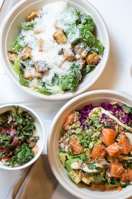 Prairie propose des salades sur mesure.