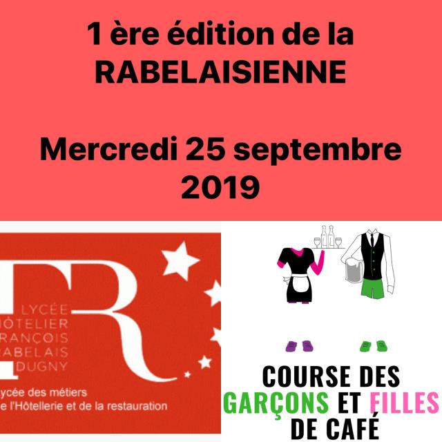 La Rabelaisienne première course de garçons de café à Dugny, le 25 septembre