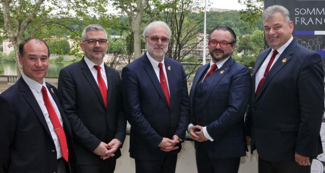 Le nouveau bureau qui prendra ses fonctions en novembre prochain : Frédéric Devautour, Arnaud Fatôme, Philippe Faure-Brac, Fabrice Sommier et Antoine Woerlé.