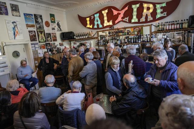 Soirée à l'Alzire à Jarnages, en Creuse.