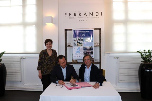 Signature de la Charte Ethic Ocean, le 9 avril 2018, à l'occasion des épreuves du concours Olivier Roellinger, pour la préservation des ressources de la mer