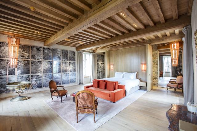 L'une des chambres du château.