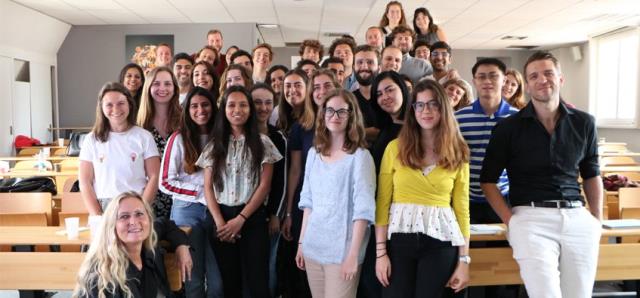 Les 43 étudiants du Master in International Food & Beverage management