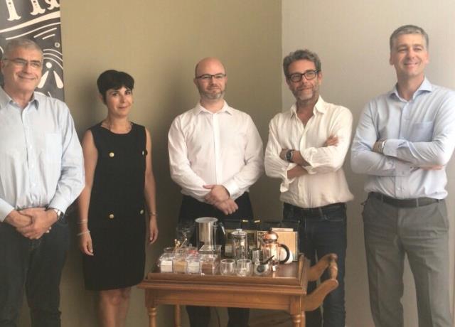 De gauche à droite : Jerome Kohn, Valérie Dupuis, Antoine Viollette, Emmanuel Jirou-Najou, Christophe Lange
