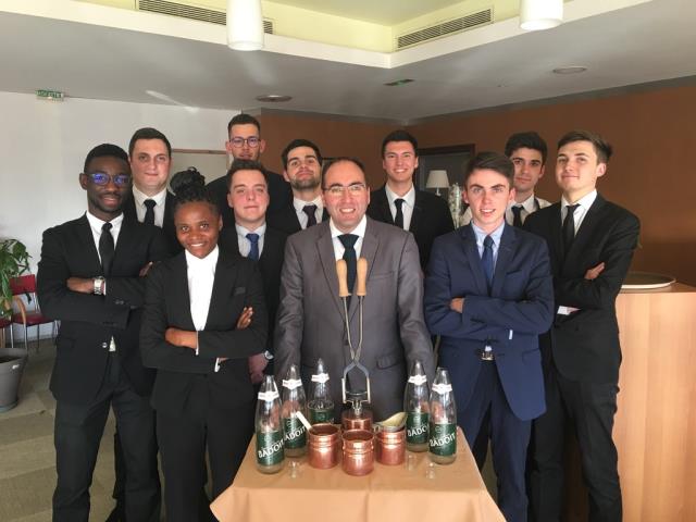 les étudiants du lycée hôtelier Quercy-Périgord