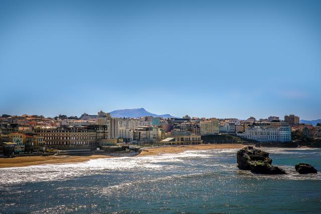 Le front de mer de Biarritz, en zone de protection renforcée.