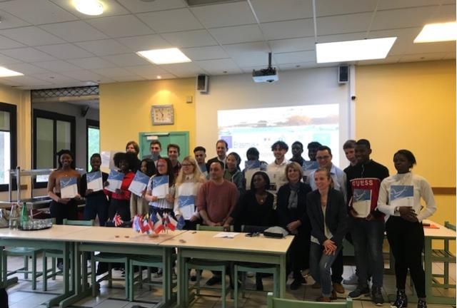 cérémonie de remise des certificats Europass