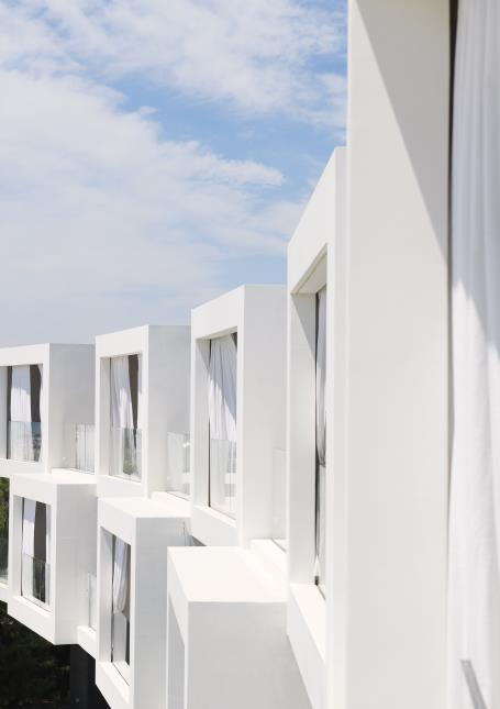 Les balcons du Plage Palace, signés Agence Buttazzoni