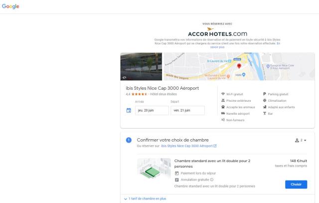 AccorHotels fait partie des groupes hôteliers à travailler avec Book on Google