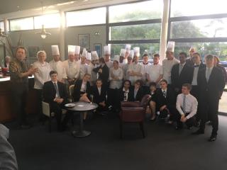 Les 1PRO, 1CAP, 2PRO 2 et 3 du lycée de Dinard et le Qautuor Yendo