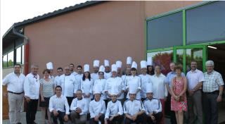 Candidats, et jury du concours créativité régionale Boulangerie-Pâtisserie-Cuisine de Christan...