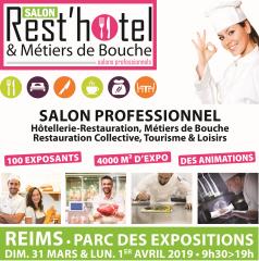 Cédric Dumas et Marion Passerieux ont été à la manoeuvre de la première édition rémoise du salon Rest'Hotel.