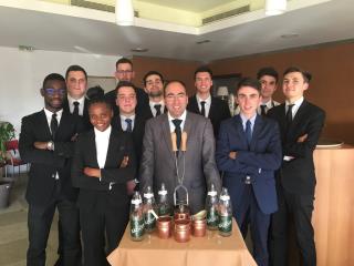 les étudiants du lycée hôtelier Quercy-Périgord