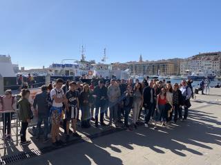 40 élèves issus du lycée Martin Bret à Marseille