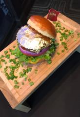 Le 24-Karat Gold Leaf Steak Burger.