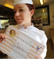 Alix-Anne Poli sera l'ambassadrice de sa région lors d ela finale MAF cuisine froide