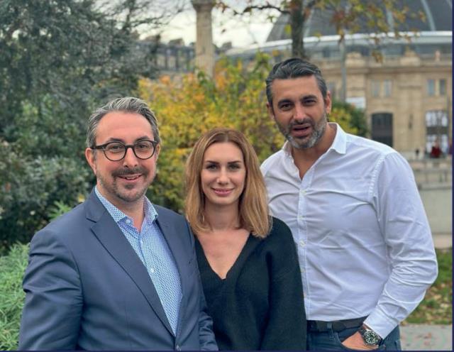 Guillaume Bernard, dirigeant de Food Mood Développement, Anna Jullien-Figueroa, à la tête de Food Mood Consulting et Jérémy Cerceau, fondateur et directeur de Food Mood Consulting.