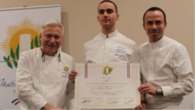 3ème Jules Adam Élève en BP Cuisine à la faculté des métiers de Cannes 