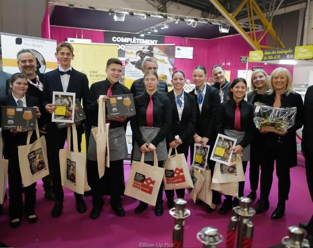 Les élèves de Ste Bénigne au salon Gastronomique de Dijon