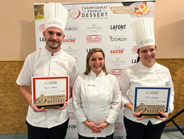 Marvin Rolland, Noémie Honiat et Corine Guillaume