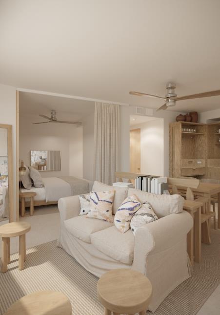 Le futur Mob Hotel de Cannes comptera 43 chambres et appartements. 