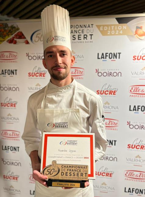Catégorie Professionnels : Alexandre Legras Sous-Chef Pâtissier au restaurant Epicure*** de l’Hôtel Le Bristol (Paris – 75)