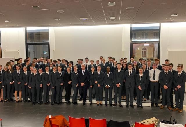 Les BTS MHR du lycée Friant autour de Stéphane Guénaud