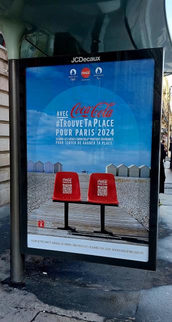 Coca-Cola se mobilise en amont des JO de Paris et propose de gagner des places pour assister à différentes épreuves.