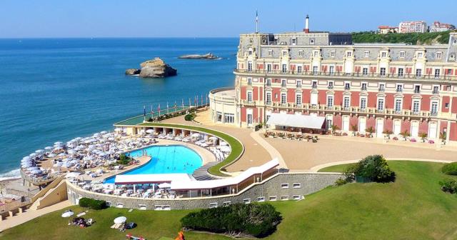 L'Hôtel du Palais, à Biarritz.