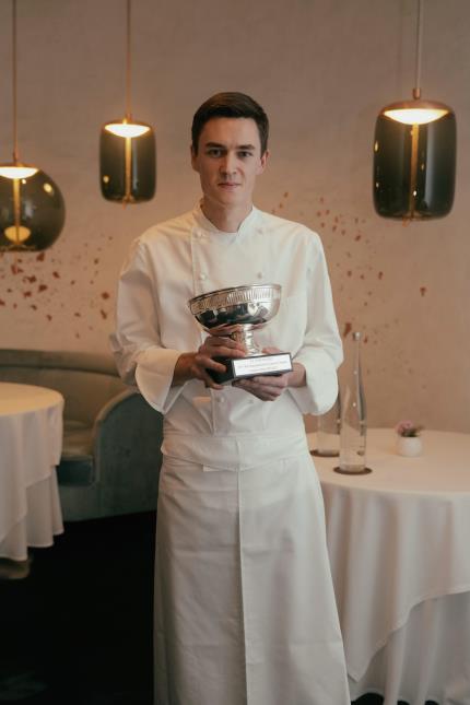 Arthur Debray, lauréat du concours Le Taittinger France. 