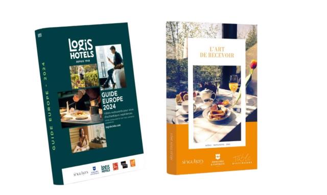 Les guides 2024 de Logis Hôtels. 