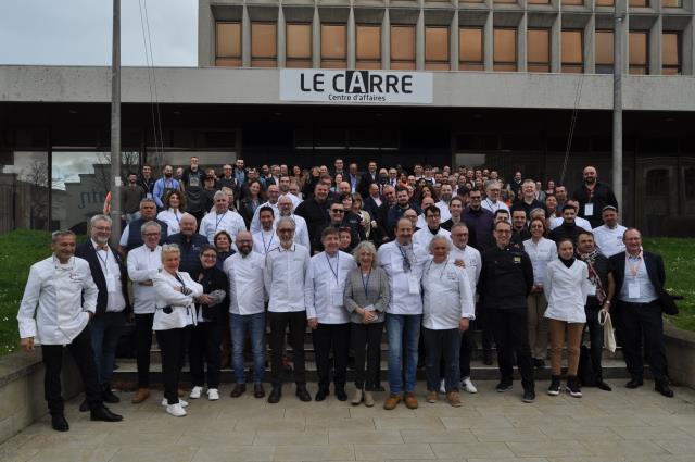 Les Maîtres restaurateurs réunis à Saint-Malo à l'occasion de leur congrès annuel.