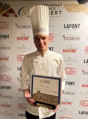 Catégorie Juniors : Matthias Lafère, MC Cuisinier en desserts de restaurant à l’Ecole FERRANDI Paris (75)