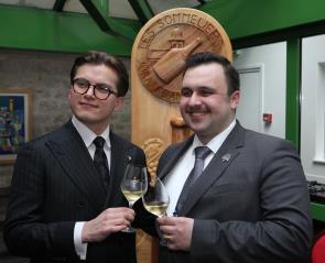 Dimitri Roussel et Maxime Petit ont inscrit leur nom au palmarès du Trophée des vins du Jura.
