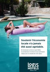 La nouvelle campagne de promotion de Logis Hotels.