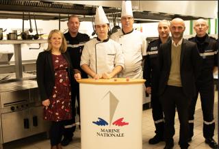 Sacha Espuche, élève lycée friant et stagiaire à la marine nationale