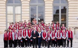 L'Equipe de France des métiers 2024 reçue à l'Assemblée nationale