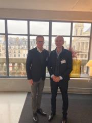 Anders Røed, p-dg de Brasseries Kronenbourg et Guillaume Couture, directeur général EMEA et Grands...